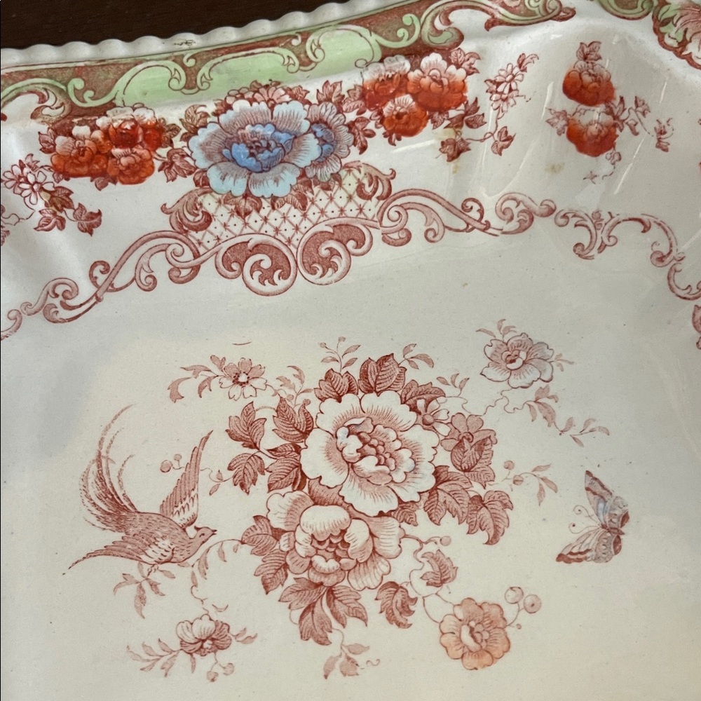 Antique Lancaster Transferware 10.5” dish - Picture 2 of 11